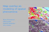 Map overlay as modeling of spatial phenomena