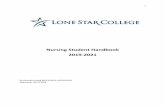 Nursing Student Handbook 2019-2021 - Lone Star College