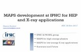MAPS development at IPHC for HEP and X-ray applications