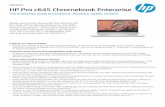 HP Pro c645 Chromebook Enter p rise