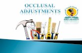 Occlusal adjustment