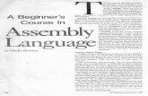 A Beginners Course in Assembly Language - N5DUX homepage