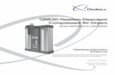 QMOD Heatless Desiccant Compressed Air Dryers
