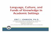 Language, Culture, and Funds of Knowledge in Academic …