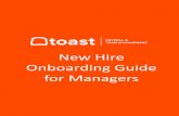 New Hire Onboarding Guide for Managers