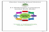 Chester County School District K-5 Mathematics Framework ...
