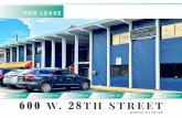 SUITE 202 +/- 200 RSF 600 W. 28TH STREET