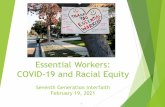 Essential Workers: COVID-19 and Racial Equity