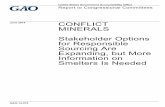 GAO-14-575, CONFLICT MATERIALS: Stakeholder Options for ...