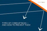 Types of Cyber-aTTaCks — and How To prevenT THem