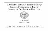 Alternative pathways to fusion energy (focus on Department ...