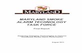 MARYLAND SMOKE ALARM TECHNOLOGY TASK FORCE: …