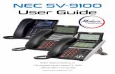MTS NEC SV-9100 Quick User Guide - moderntelephone.com