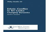 Ethnic Conflict in Sri Lanka - University of Hawaiʻi