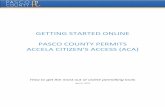 GETTING STARTED ONLINE PASCO COUNTY PERMITS