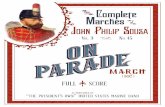 March, “On Parade” (1892)