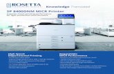 SP 8400DNM MICR Printer - Rosetta Technologies