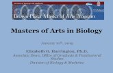 Brown Pfizer Masters of Arts in Biology Presentation
