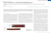 Corrosion of polyethylene