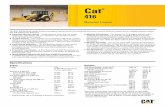 Specalog for Cat 416 Backhoe Loader AEHQ8242-01