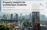 Property insights for architecture students