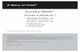 Eureka Module 1 Student Workbook - 3rd Grade Math