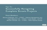 Tips for Successfully Navigating Complete Streets Projects