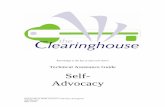 Technical Assistance Guide Self- Advocacy