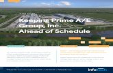 CASE STUDY Keeping Prime A/E Group, Inc. Ahead of Schedule