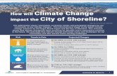 How will Climate Change City of Shoreline?