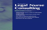 Legal Nurse The Journal of Consulting - AALNC : LNCC Home