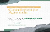 2021 Small Farmers Conference Conference Agenda