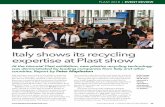 Italy shows its recycling expertise at Plast show