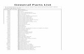 General Parts List - Net-Eng