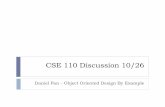 CSE 110 Discussion 10/26