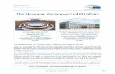 The Slovenian Parliament and EU affairs