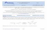 A simple and efficient preparation of bis(indolyl)methanes ...