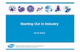 Starting Out in Industry - Soci