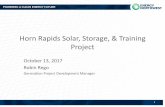 Horn Rapids Solar, Storage, & Training Project