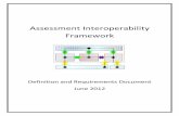 Assessment Interoperability Framework