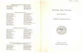 1970 Commencement Program - Morehead State University