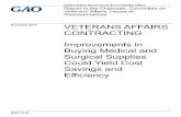 GAO-18-34, Veterams Affairs Contracting: Improvements in ...