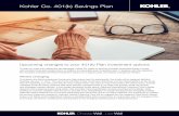 Kohler Co. 401(k) Savings Plan - Wilde