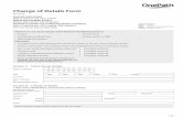 Change of Details Form - Insurance | OnePath