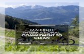 MARRIOTT INTERNATIONAL COMMITMENT TO CLEAN