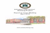 Arlington High School Building Project Report to Town ...