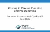Costing in Vaccine Planning and Programming