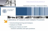 Laboratory of Catalysis and Catalytic Processes