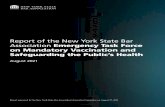 Report of the New York State Bar Association Emergency ...