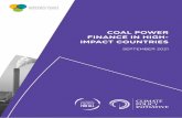 Coal Power Finance in High-Impact Countries